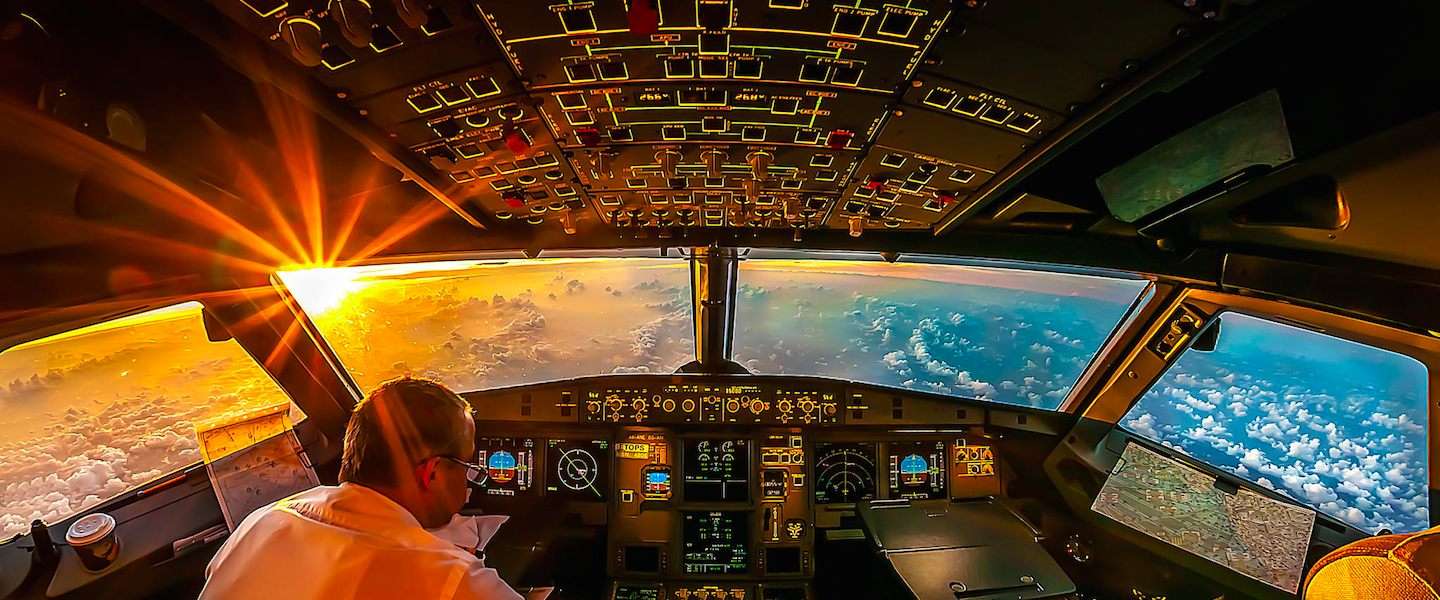 10 schitterende foto's vanuit de cockpit
