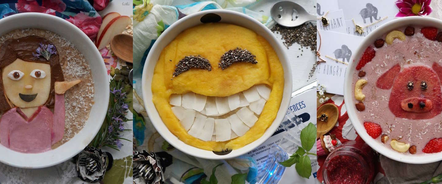 Deze foodblogger maakt emoji's van haar ontbijtjes