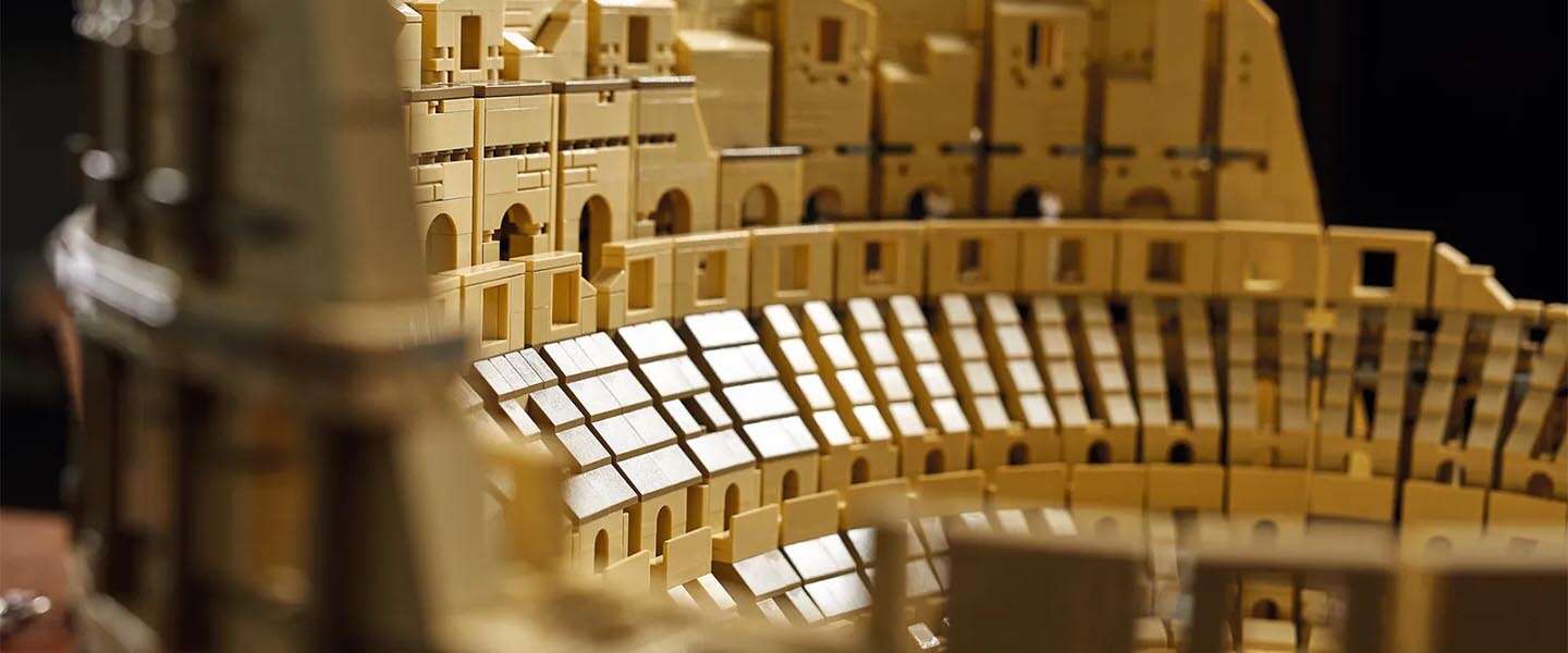 Het Colosseum is een van de grootste LEGO modellen ooit