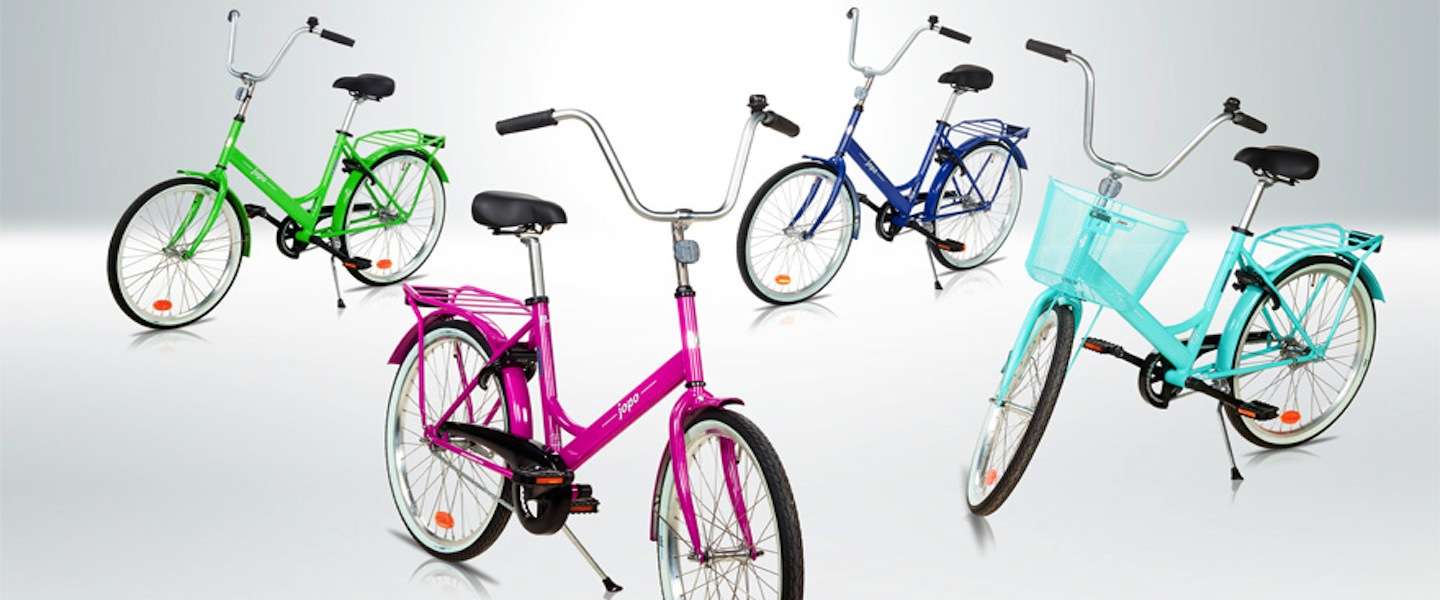 Jopo fietsen komen Nederland kleur geven!