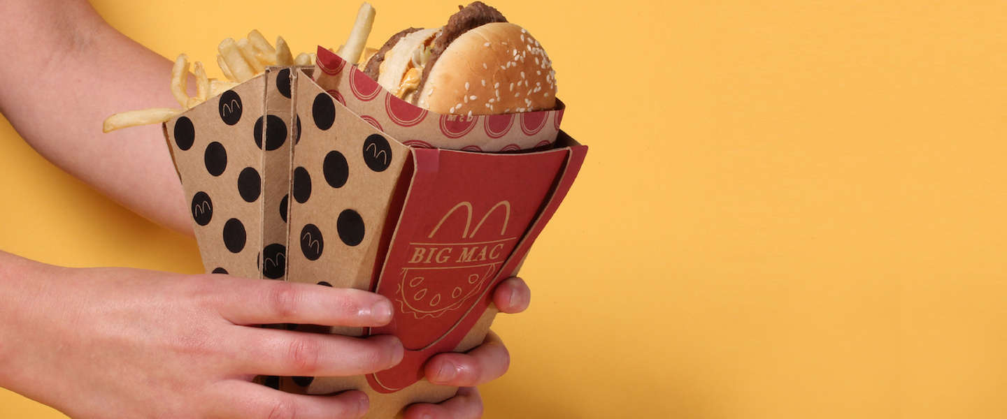Een super handige en stijlvolle verpakking voor de Big Mac