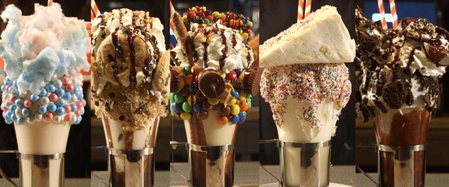 Deze 5 gigantische milkshakes wil je sowieso proberen