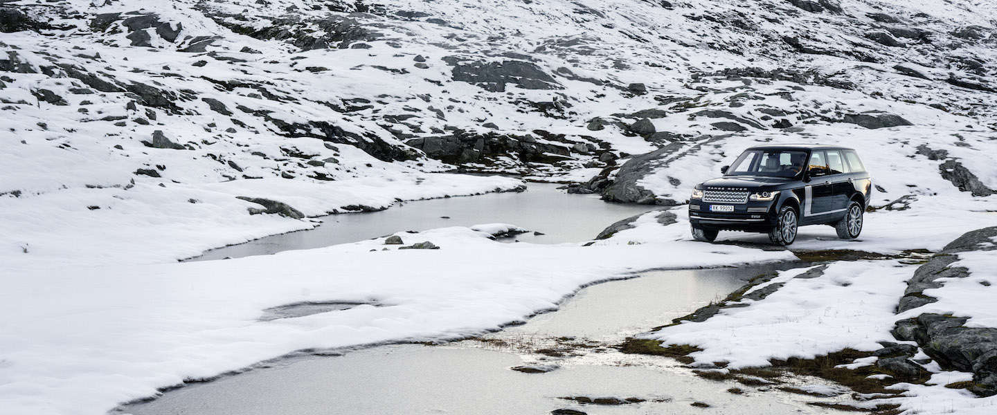 Geweldige fotoserie met Range Rover in Noorwegen