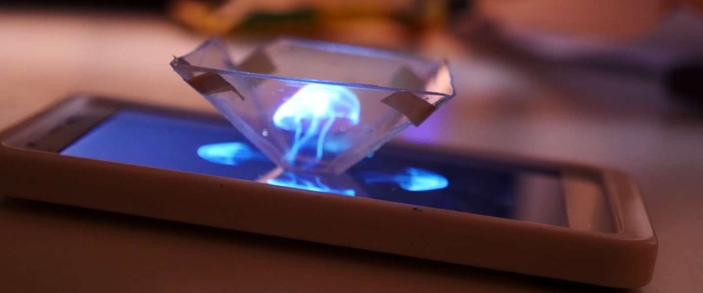 Maak van je smartphone een 3D Hologram projector