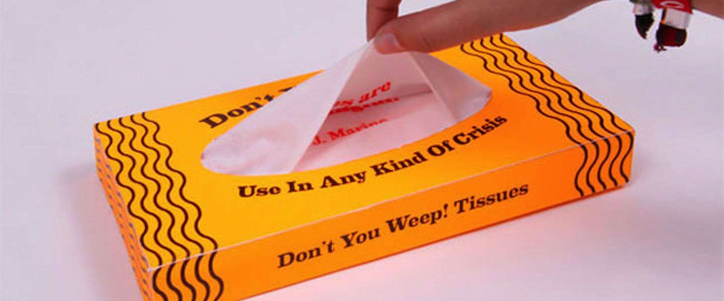 Opbeurende tissues om je tranen voorgoed te laten verdwijnen!