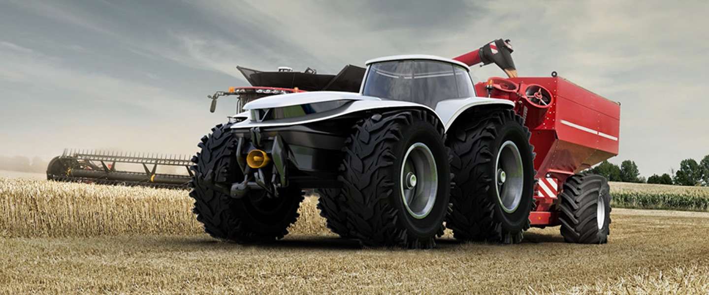Zo ziet een tractor er in 2040 uit en wij willen er nu ook een