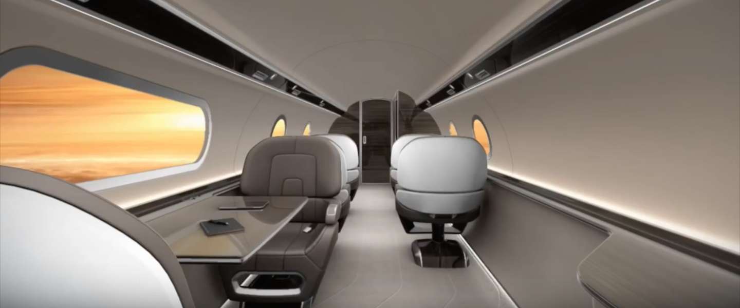 Dit vliegtuig van de toekomst heeft geen ramen!