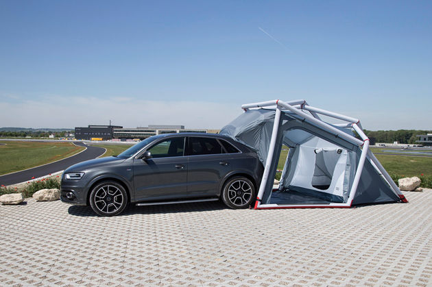 Audi-tent-kofferbak