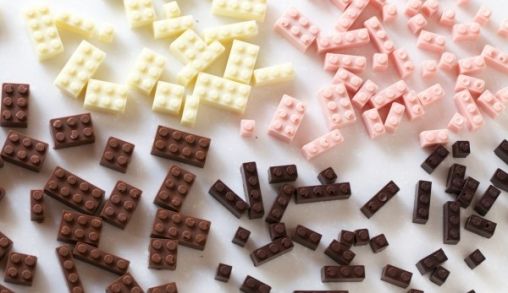 Blokjes LEGO gemaakt van chocolade!!