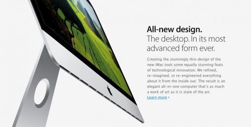 iMac 21,5- en 27-inch nieuw design en schijftechnologie
