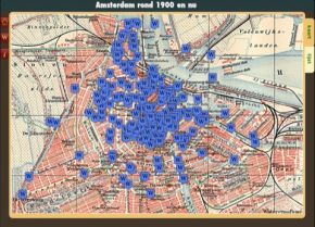 iPad app: Amsterdam rond 1900 en nu