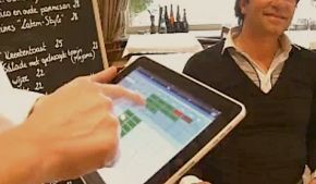 iPad om Bestellingen op te nemen in Restaurant