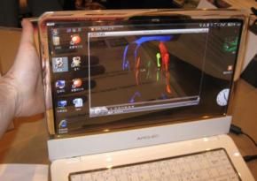 Samsung Concept Laptop met Transparant OLED scherm