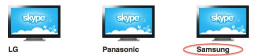 Samsung komt ook met Skype TV