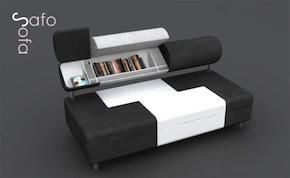 Sofa Sofa: Handige Design Bank met Opbergvakken