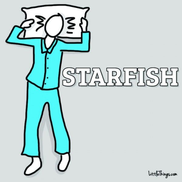 starfish-slaap-houding