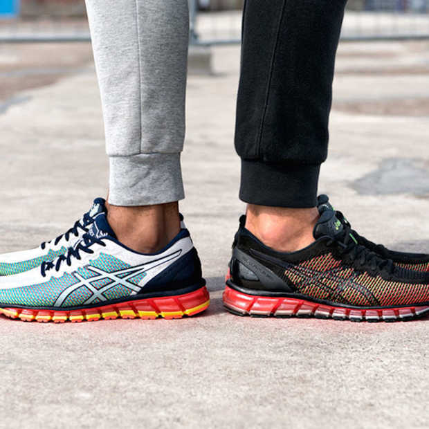 Deze ASICS sneakers veranderen van kleur als je loopt!