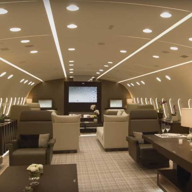 Ultieme luxe: vliegen in een privé Boeing 787 Dreamliner