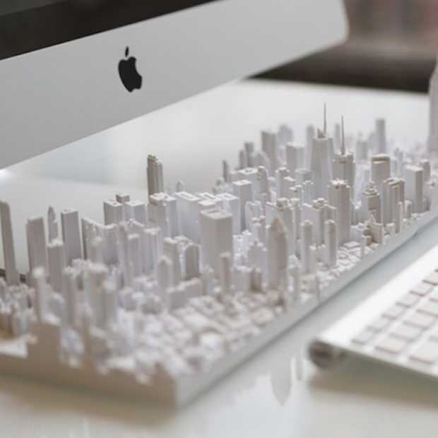 Gaaf: grote steden in 3D-geprinte modellen