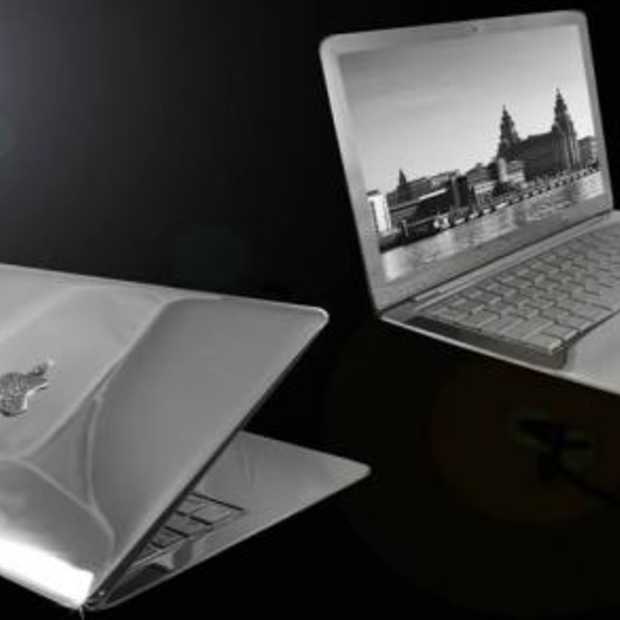 Platina MacBook Air met Diamanten