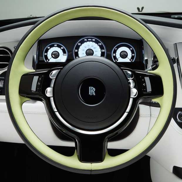 Voor de nieuwe Rolls-Royce 'Wraith - Inspired by Fashion' heb je geen tekst nodig