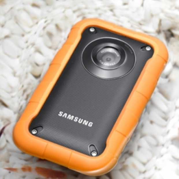 Samsung W350 camcorder kan tegen een stootje