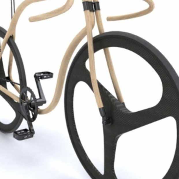 Thonet houten design fiets by Andy Martin