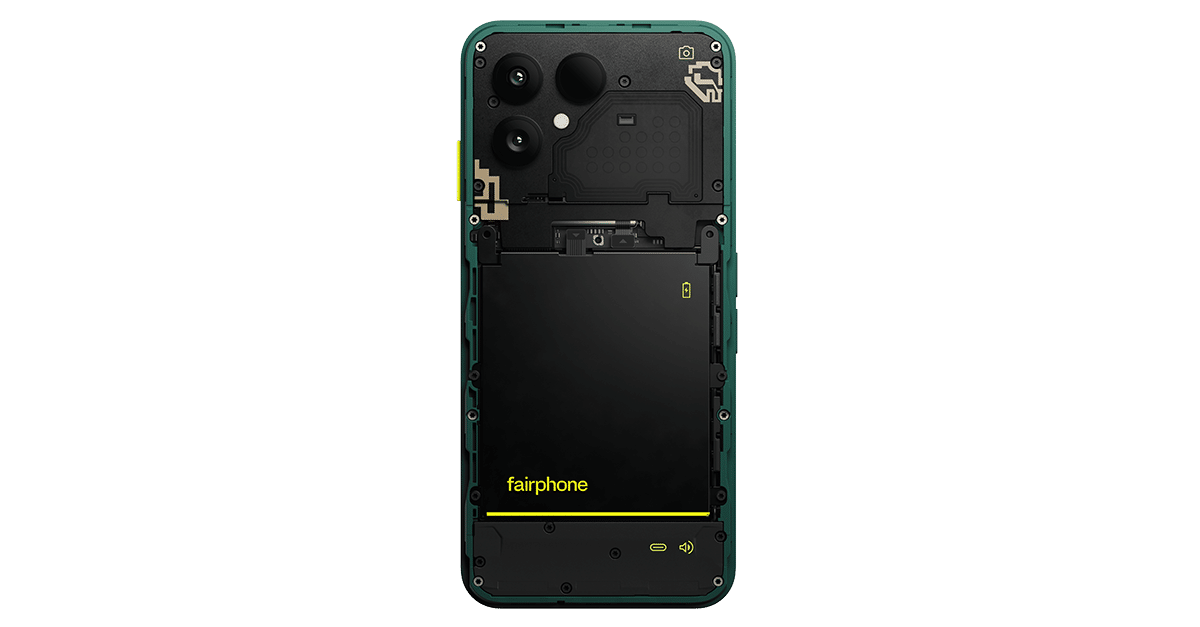 Achterkant Fairphone Gen 6