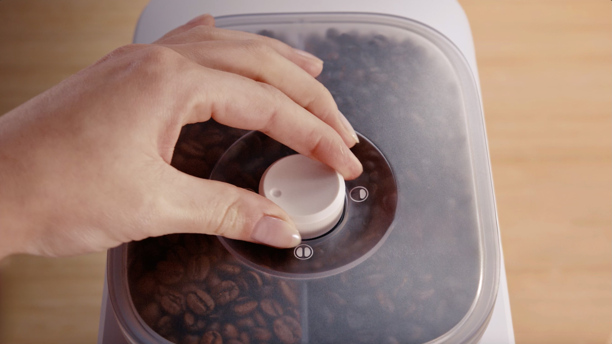 Philips Baristina met Bean swap