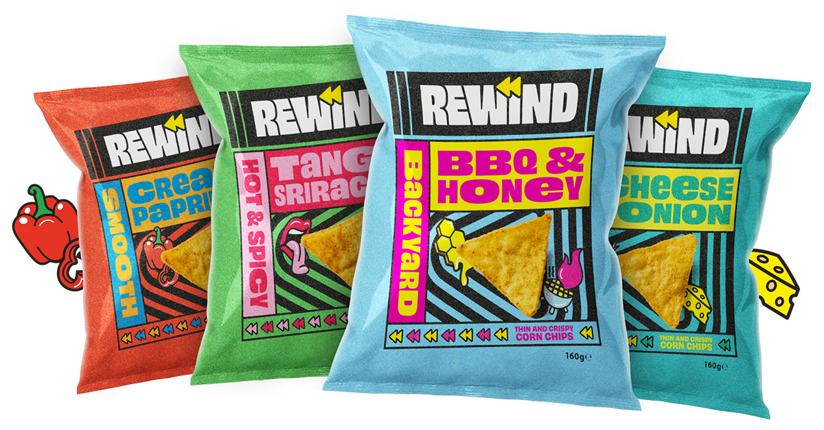 Gehele lijn van Rewind chips