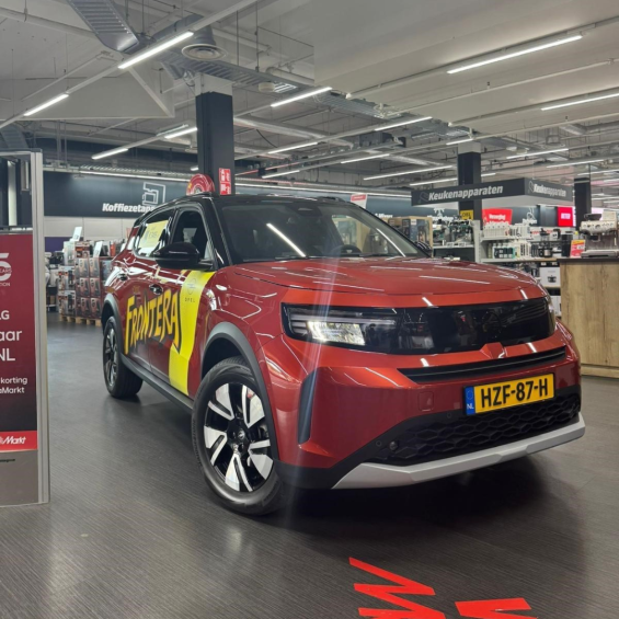 Opel Frontera in de MediaMarkt