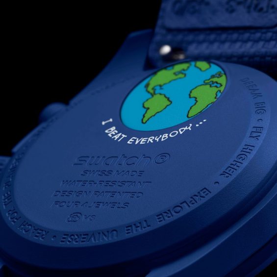 Op aarde geïnspireerde achterkant Mission to Earthphase Moonshine Gold