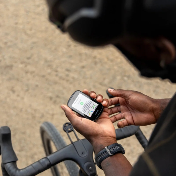 De Garmin fietscomputer