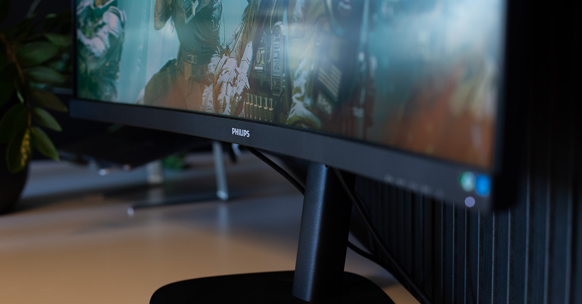 De curve van de Philips 34B2U3600C