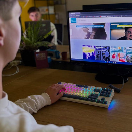 Aanpasbaar RGB verlichting van het toetsenbord