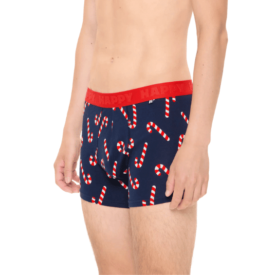 1-Pack Candy Cane Short Boxer van Happy Socks