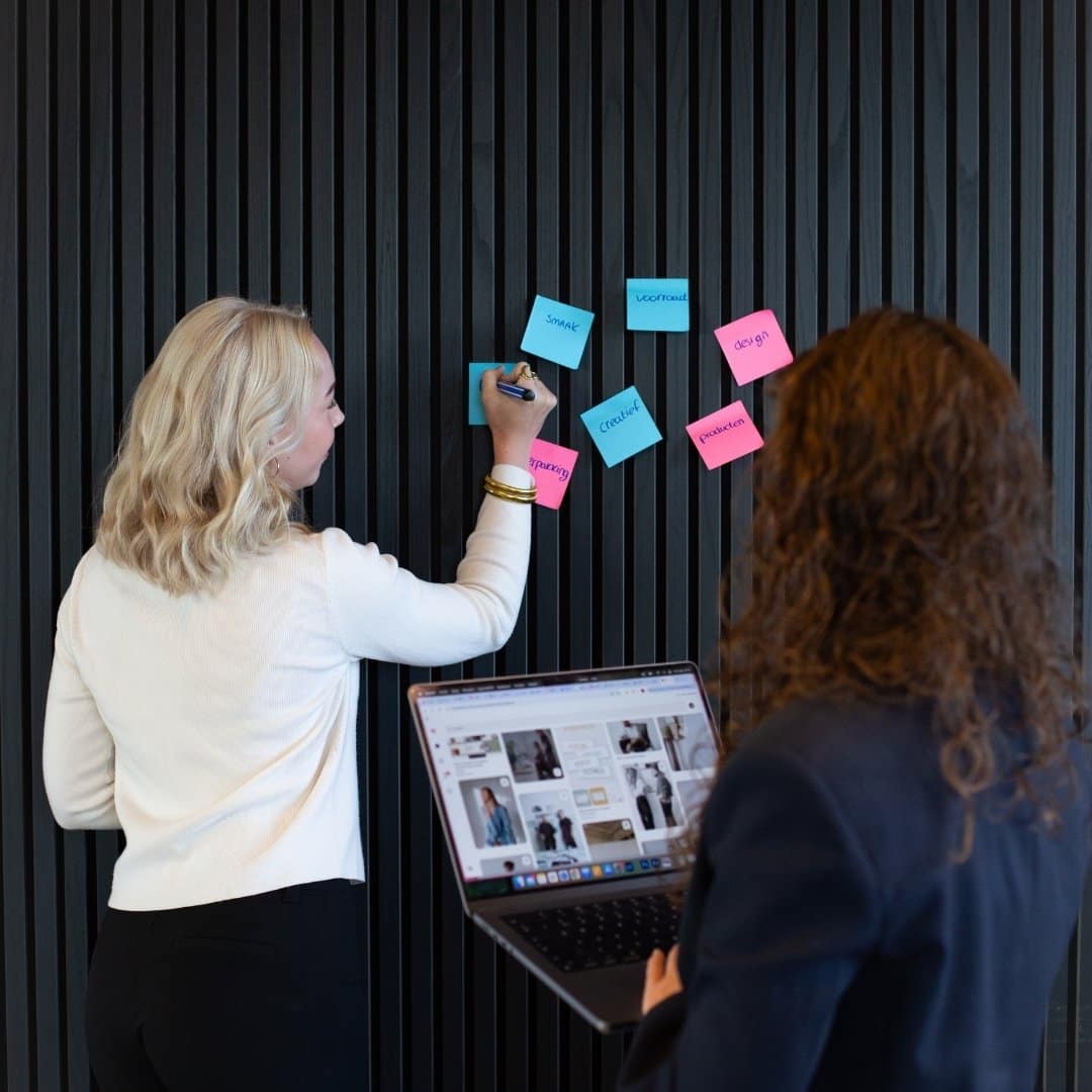 Marketeers aan het werk