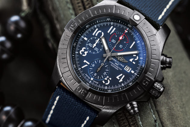 Avenger Chronograph 48 night mission, zeldzaam mooi