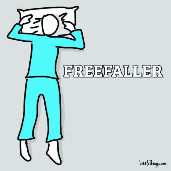 freefaller-slaap-positie