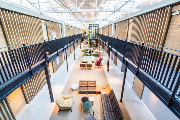De lobby.