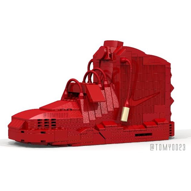 De iconische Nike Air Yeezy 2 \u201cRed October\u201d.