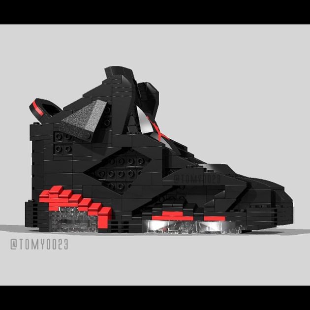 Nike Jordan 6 Retro `Black\/Infrared23`.