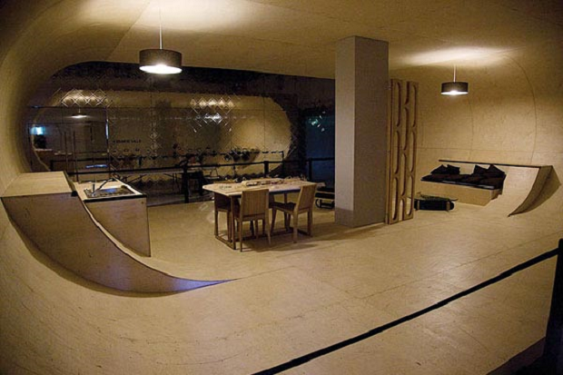 skatebaan in je kelder