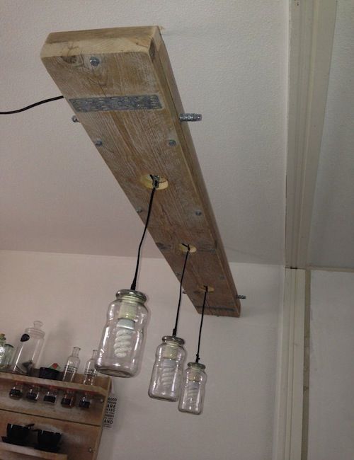 Steigerhout-lamp