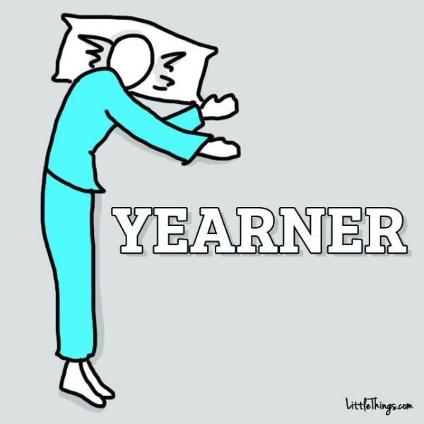 yearner-slaap-positie